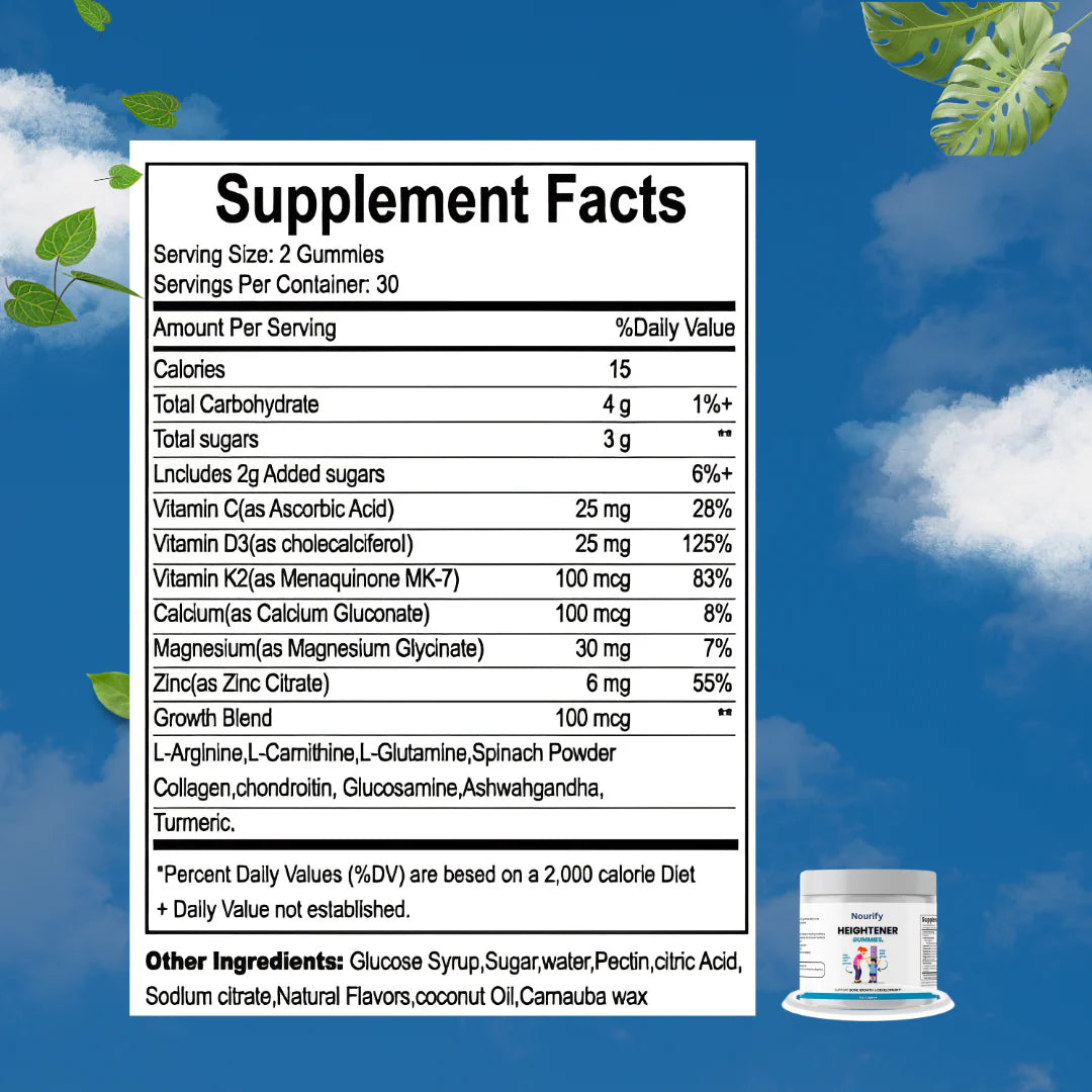WonderNest Heightener Gummies
