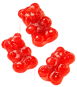 Decorative background gummy